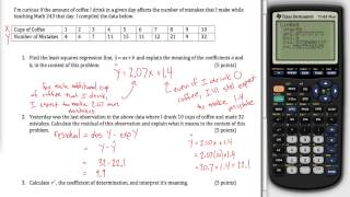 Linear Regression Quiz [upl. by Moran897]