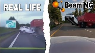 Accidents Based on Real Life Incidents  Beamngdrive  01 [upl. by Rednal]