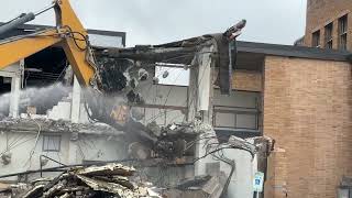 Video 21 part one More Demolition on Merrill MiddleElementary School 108 w New York Ave [upl. by Garrity]