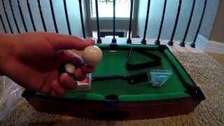 Mini Pool Table unboxing [upl. by Dynah]