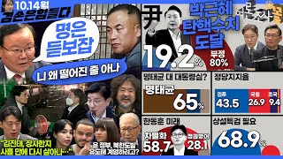 김어준의 겸손은힘들다 뉴스공장 2024년 10월 14일 월요일 박현광 김재원 한준호 황운하 정근식 박시영 이택수 이해식 정세현 동네사람들 [upl. by Attehcnoc]