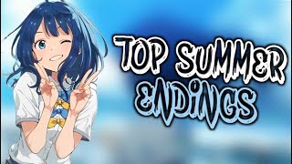 My TOP Anime Endings of Summer 2024 [upl. by Otrebron]