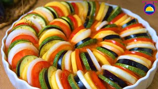 Easy Baked Ratatouille  Recette de Ratatouille au Four  Recettes Faciles  Cuisine Company [upl. by Acenom]