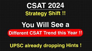 CSAT 2024 Expect more Difficult than EVER  But you Got This [upl. by Cindelyn]