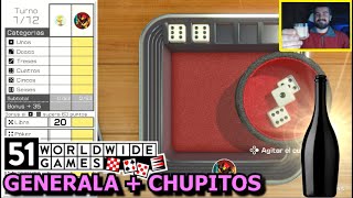 GENERALA CON CHUPITOS el combo DEFINITIVO 🎲 51 Worldwide Games Nintendo Switch [upl. by Inafets]