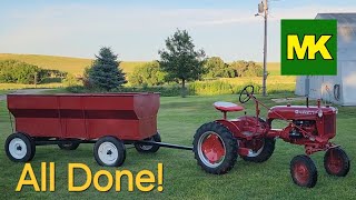 1951 Farmall Cub Restoration Complete [upl. by Nottage479]