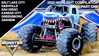 Monster Jam 2023 FULL HIGHLIGHT Reel Part 1  Monster Jam [upl. by Tresa]