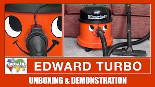 Numatic Edward Turbo Vacuum Cleaner Unboxing amp Quick Demo [upl. by Ahsekel]