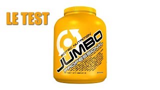 Test complement alimentaire  Gainer jumbo professional de scitec nutrition [upl. by Casia296]