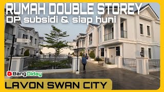 Wuih Rumah Double Storey Di Lavon Swan City Tangerang [upl. by Riki]