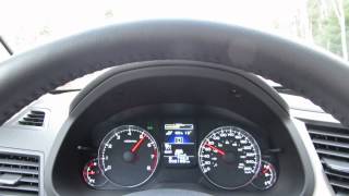 060 MPH 0100 KMH Subaru Legacy 36R Limited 2013 [upl. by Sampson]