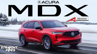 SOLID 3 ROW 2022 Acura MDX A Spec Review [upl. by Ayerim]