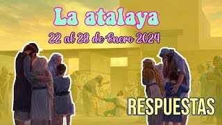 COMENTARIOS PARA EL ESTUDIO DE LA ATALAYA  SEMANA DEL 01 AL 07 DE ENERO 2024 🛕 [upl. by Ravert82]