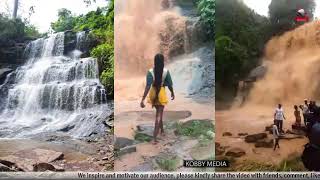 Kintampo waterfall turn to this because of galamsey [upl. by Devaj]