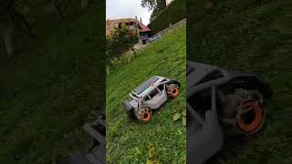 Lawn mower Rasenmäher Mowrator S1 4WD 45 Degree Slope [upl. by Darbie129]