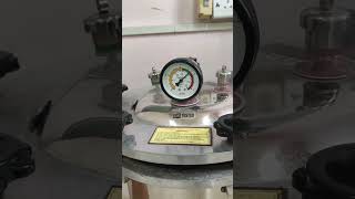 Sterilization Process by Small Autoclave Machine [upl. by Sesiom]