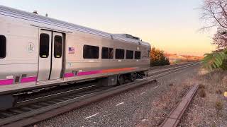 NJT 6012 cab car leads NJT 5444 departing with a nice SAAHC amp a cool K5LLA [upl. by Michail42]