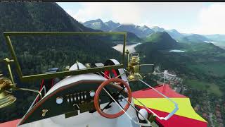 FS2020  Chitty Chitty Bang Bang over Neuschwanstein Castle with Head Tracking [upl. by Vanna]