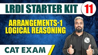 Arrangements  1 l Logical Reasoning  LRDI Starter Kit 11  CAT 2024  MBA Wallah [upl. by Reamonn260]