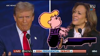 Trump  quotTheyre Eating the Dogsquot Matched Up Perfectly to the Peanuts Theme Song [upl. by Lawan]