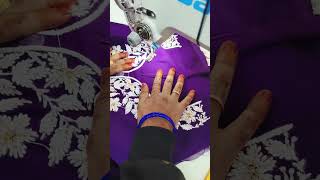 Embroidery suit ka Gala bananafashion trending youtubeshorts youtube shorts india [upl. by Qidas]