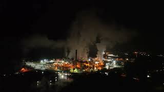 GP  Night Georgia Pacific Pulp amp Paper Mill [upl. by Janenna689]