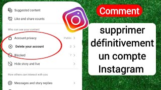 Comment désactiver le compte Instagram 2023 après la nouvelle mise à jour des paramètres [upl. by Peter]