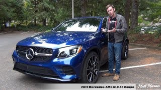 Review 2017 MercedesAMG GLC 43 Coupe [upl. by Nylevol527]