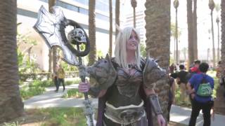 대도서관 미국 LA 블리즈컨에 가다 지리는 라인하르트 코스프레 2016 Blizzcon [upl. by Bilski600]