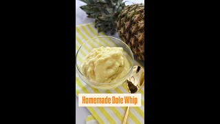 Homemade Dole Whip 🍍 shorts disneyeats dolewhip pineapplerecipes pineapple easyrecipes [upl. by Gessner]