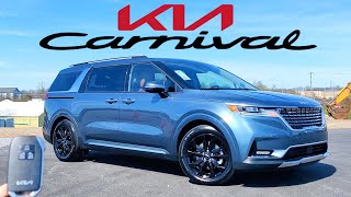 2022 Kia Carnival SX  Is THIS the Ultimate Van for the Fam [upl. by Lussi]