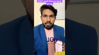 ESAF small finance bank hiring in Nashik  walk in interview careeradvisor24 reels live [upl. by Leuqim422]