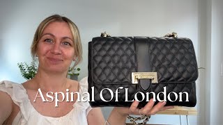 Aspinal Of London Quilted Lottie Review [upl. by Irtimed477]