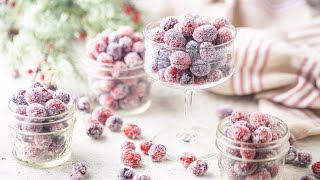 Sugared Cranberries Short [upl. by Adekam]