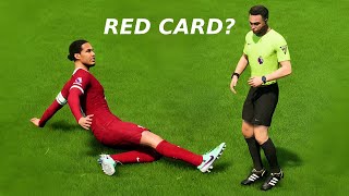 What Happens if you Injure the Referee in FC 24 [upl. by Ezarras89]