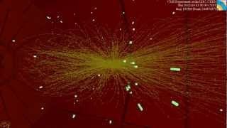 LHC collisions at new worldrecord energy 8 TeV [upl. by Akenehs]