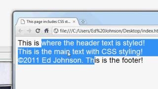 CSS Website Design Tutorial  1 Introduction to CSS [upl. by Janela]