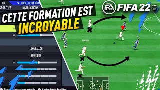 TUTO FIFA 22  La FORMATION pour GAGNER  TACTIQUES PERSO  352 CHEATÉ [upl. by Berners]