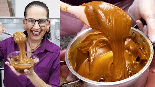 COM ESSA RECEITA VOCÊ NÃO VAI MAIS QUERER COMPRAR DOCE DE LEITE SÓ 3 INGREDIENTES Isamara Amâncio [upl. by Hagep]