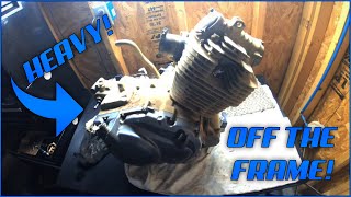 Rebuilding 600 Raptor 350s Engine PT1 [upl. by Yddet]