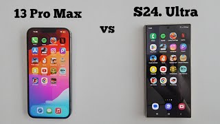 Samsung S24 Ultra vs iphone 13 Pro Max  Speed Test [upl. by Eelnayr]