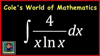 Integral of 4x lnx ❖ Calculus [upl. by Tadich]