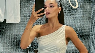 HANDE ERCELS NEW SELFIE IN BATHROOM💥 [upl. by Notsniw]