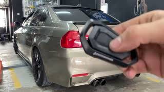 BMW E90 320i  A Performance  Catback system with Valvetronic sound [upl. by Ladiv221]