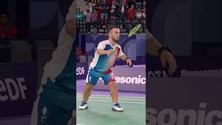 😱🏸 Spectators Go Crazy With Exciting Gold Medal Point in Para Badminton at Paris2024 [upl. by Nwadrebma]