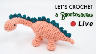 Brontosaurus Crochet Along June 14th [upl. by Lane571]