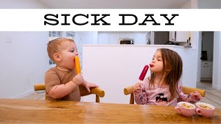 DAY IN THE LIFE WITH TWO SICK KIDS [upl. by Trumann]