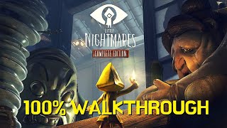 Little Nightmares Complete Edition 100 Walkthrough Including All DLCs [upl. by Atinoj]