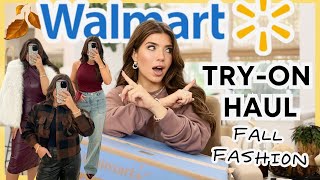 WALMART FALL NEW ARRIVALS🍂 Walmart Fall TryOn Haul 25 incredible fashion finds [upl. by Elfrida]