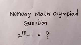 math Olympiad questions  you should be able to solve this [upl. by Rebeka]